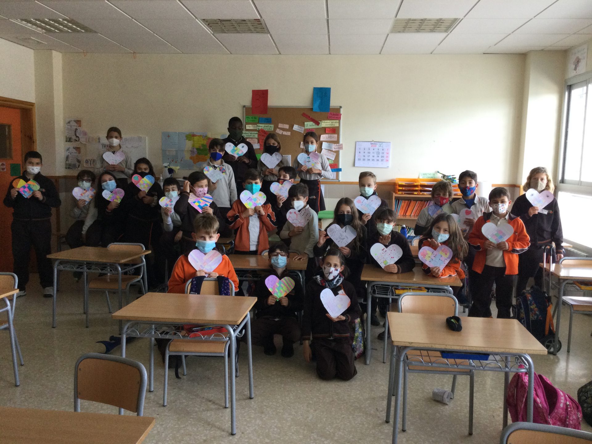 Saint Valentine cards exchange with Poland