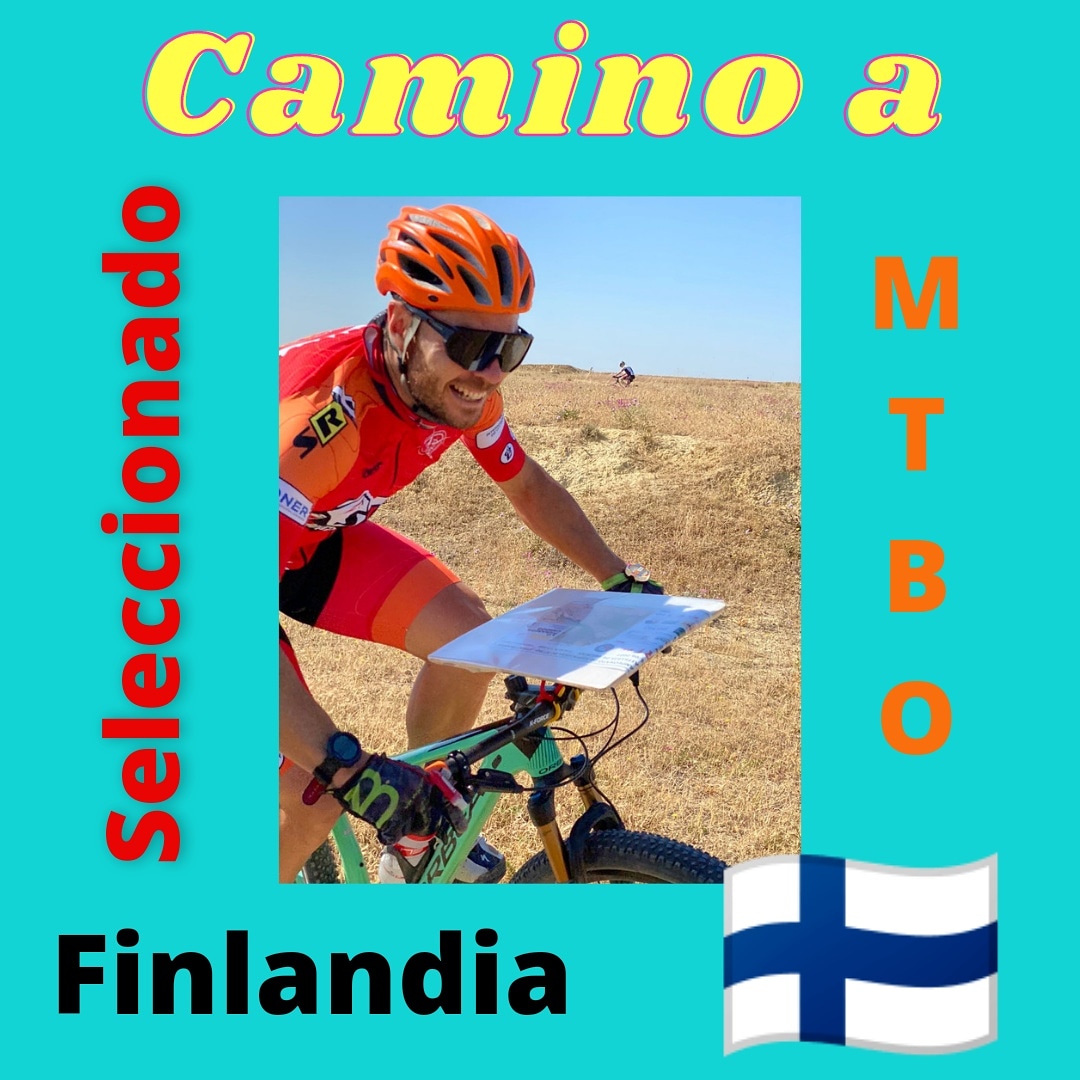 Juanfra Marín en camino a Campeonato del Mundo de orientación en bicicleta