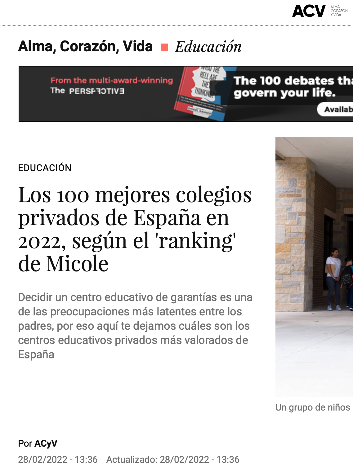 100 mejores colegios privados de España 2022 100 mejores colegios privados de España 2022