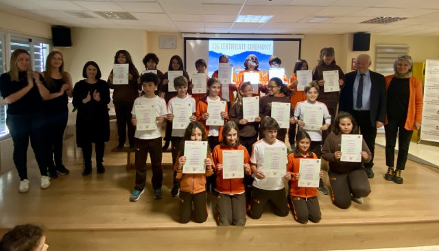 Cambridge certificate ceremony