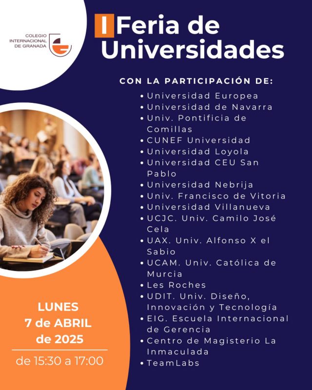 University Fair at Colegio Internacional de Granada: Opening Doors to the Academic Future