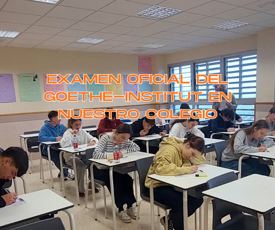 Examen oficial del Goethe-Institut en nuestro colegio