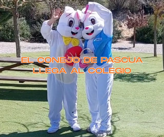 El conejo de Pascua llega al colegio